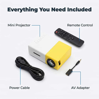 Portable Mini Projector - Movies Anywhere
