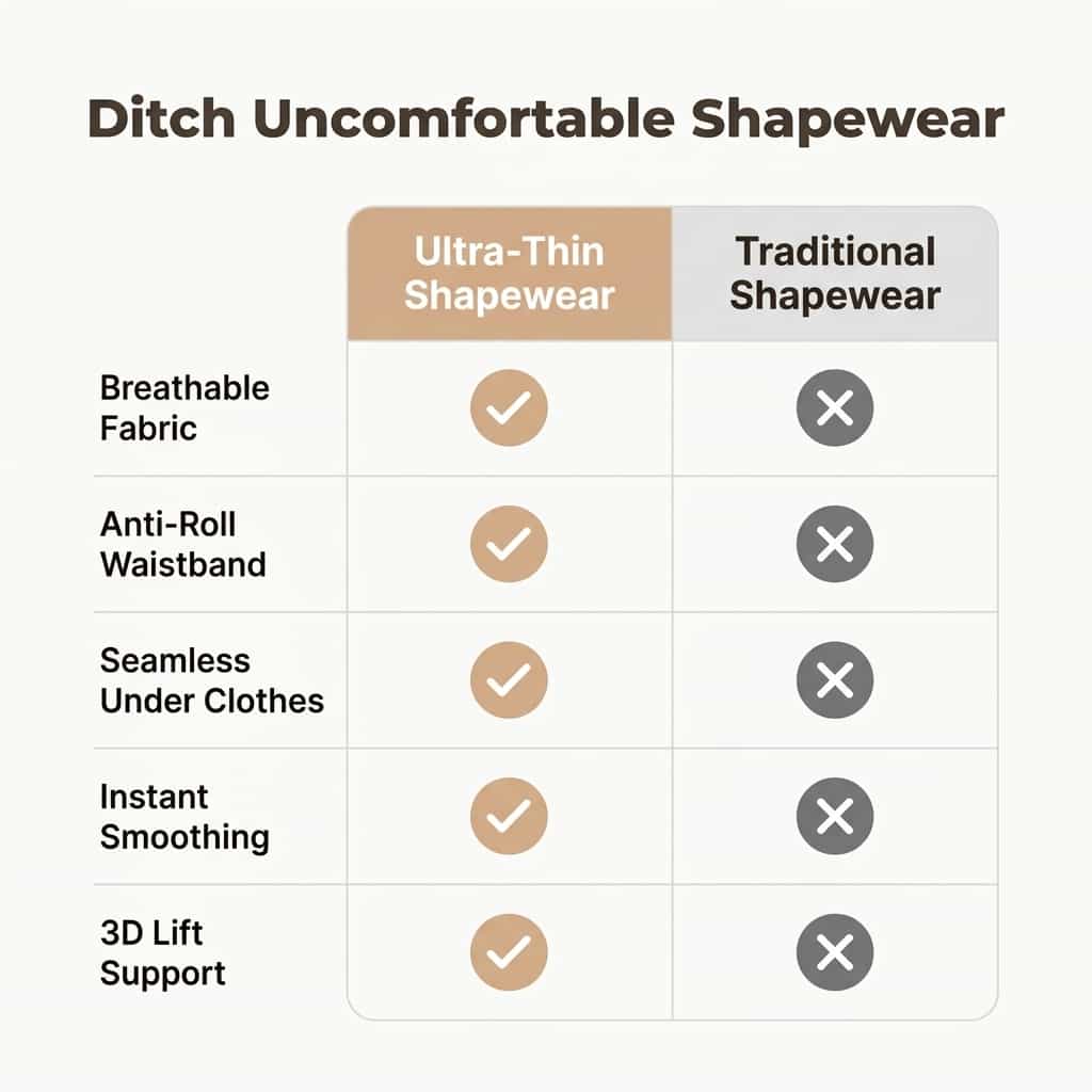 Ultra-Thin Shapewear Shorts - Invisible Shaping