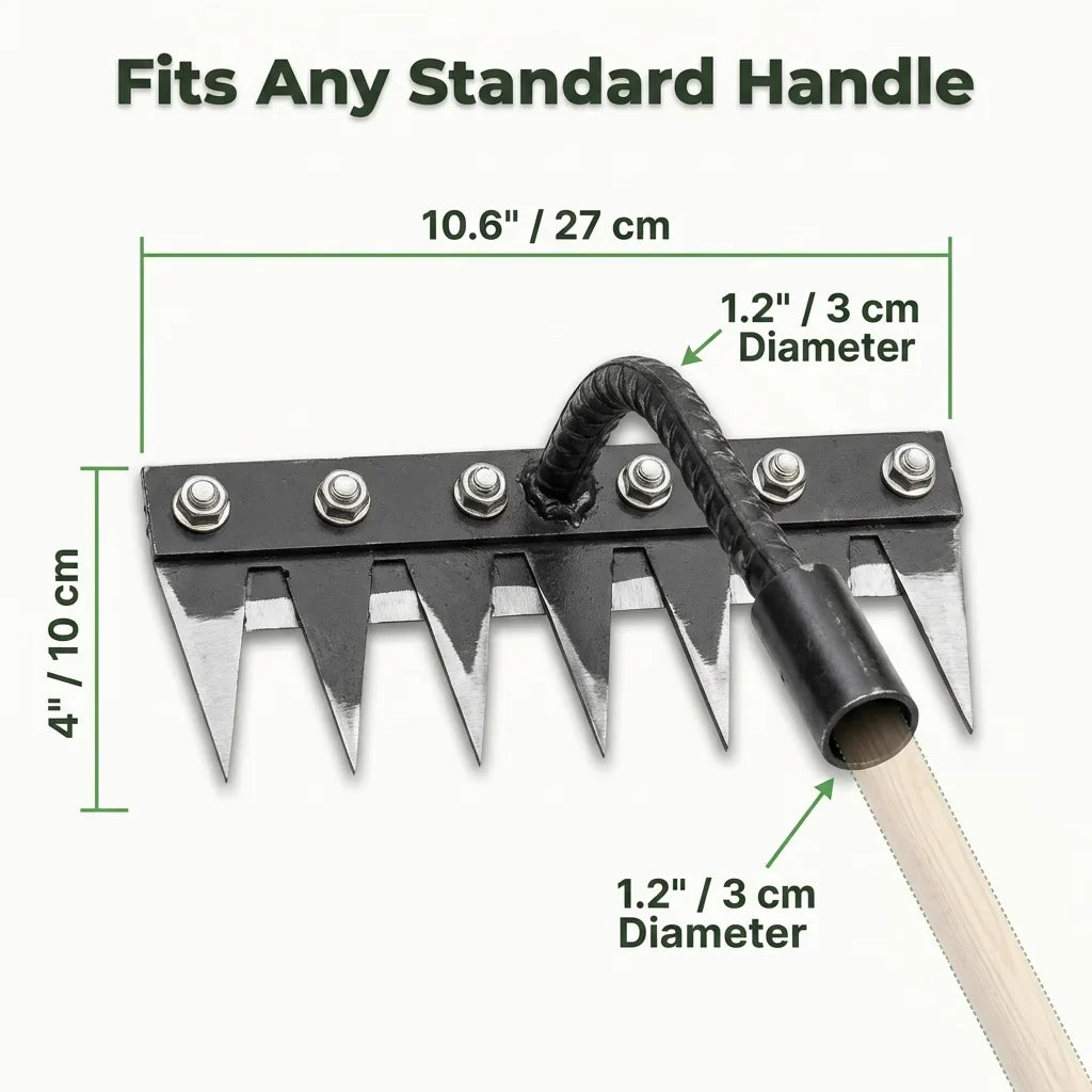 Heavy Duty Weeding Rake - Garden Weed Rake