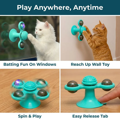 FunTurn™ - Interactive windmill toy for active and happy cats