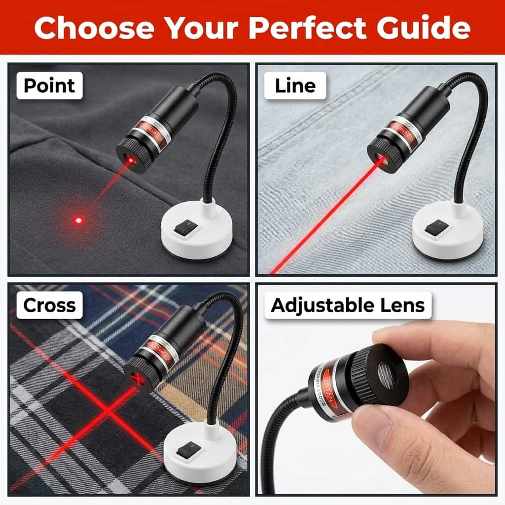 Magnetic Sewing Laser - Perfect straight stitches every time