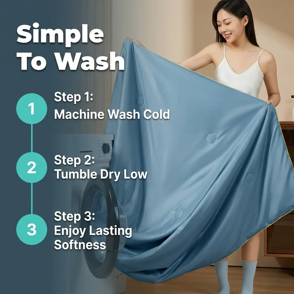 Ice Silk Sleep Blanket - Cooling Sleep Blanket