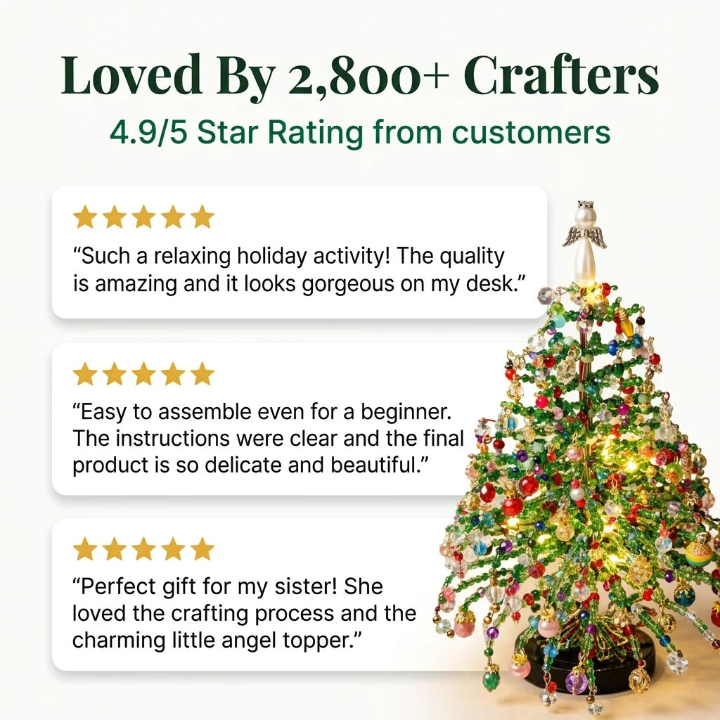 FestiveGlow™ - All-in-One Holiday Tree Crafting Kit