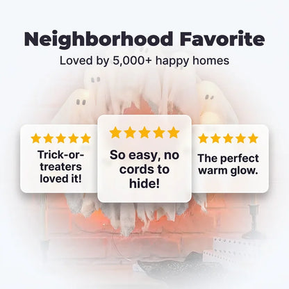 BooLight™ - Enchanting LED Halloween Ghost Wreath