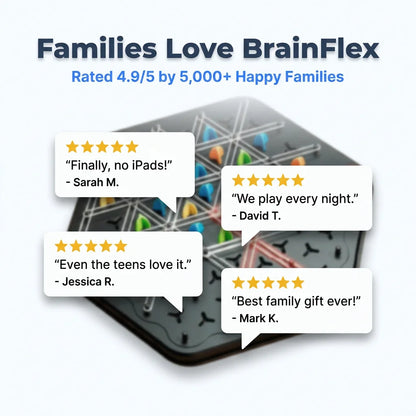 BrainFlex™ - The strategic board game for family game nights
