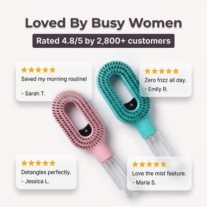 MistGlide™ - Hydrating Detangling Hairbrush