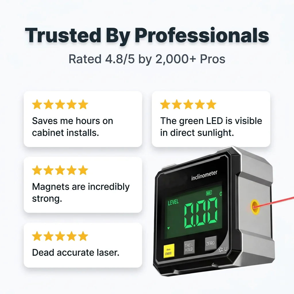 ExactAngle™ - Professional Digital Laser Level