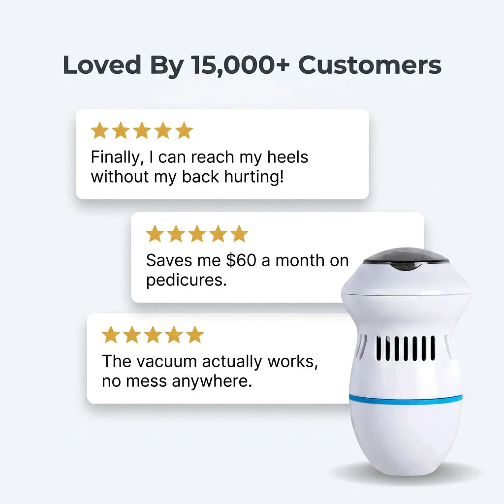 CallusClear™ - Rechargeable Electric Foot Smoother