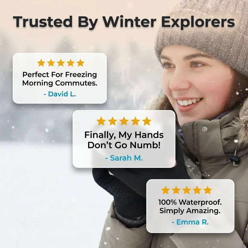 ThermoFlex™ - Thermal Waterproof Touchscreen Gloves