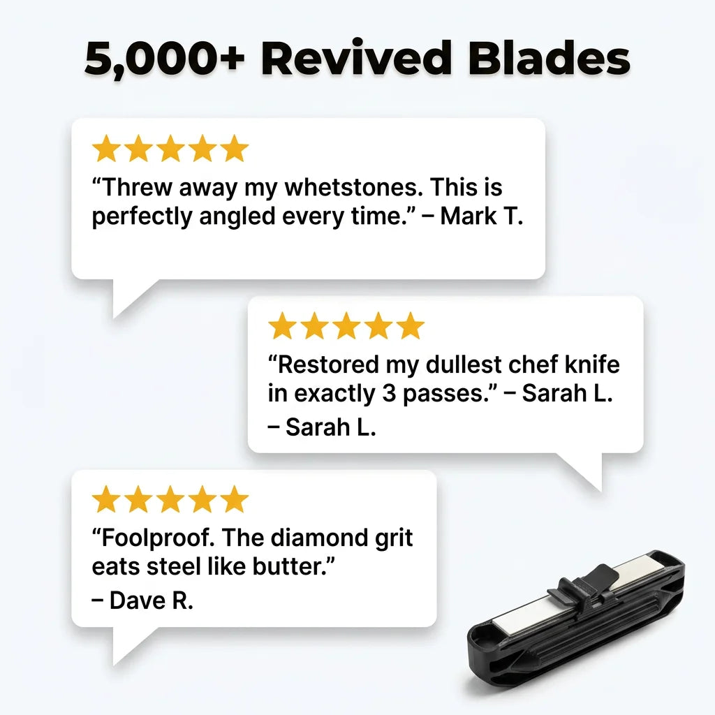 RazorSharp™ - Guided 20-degree Angle Knife Sharpener