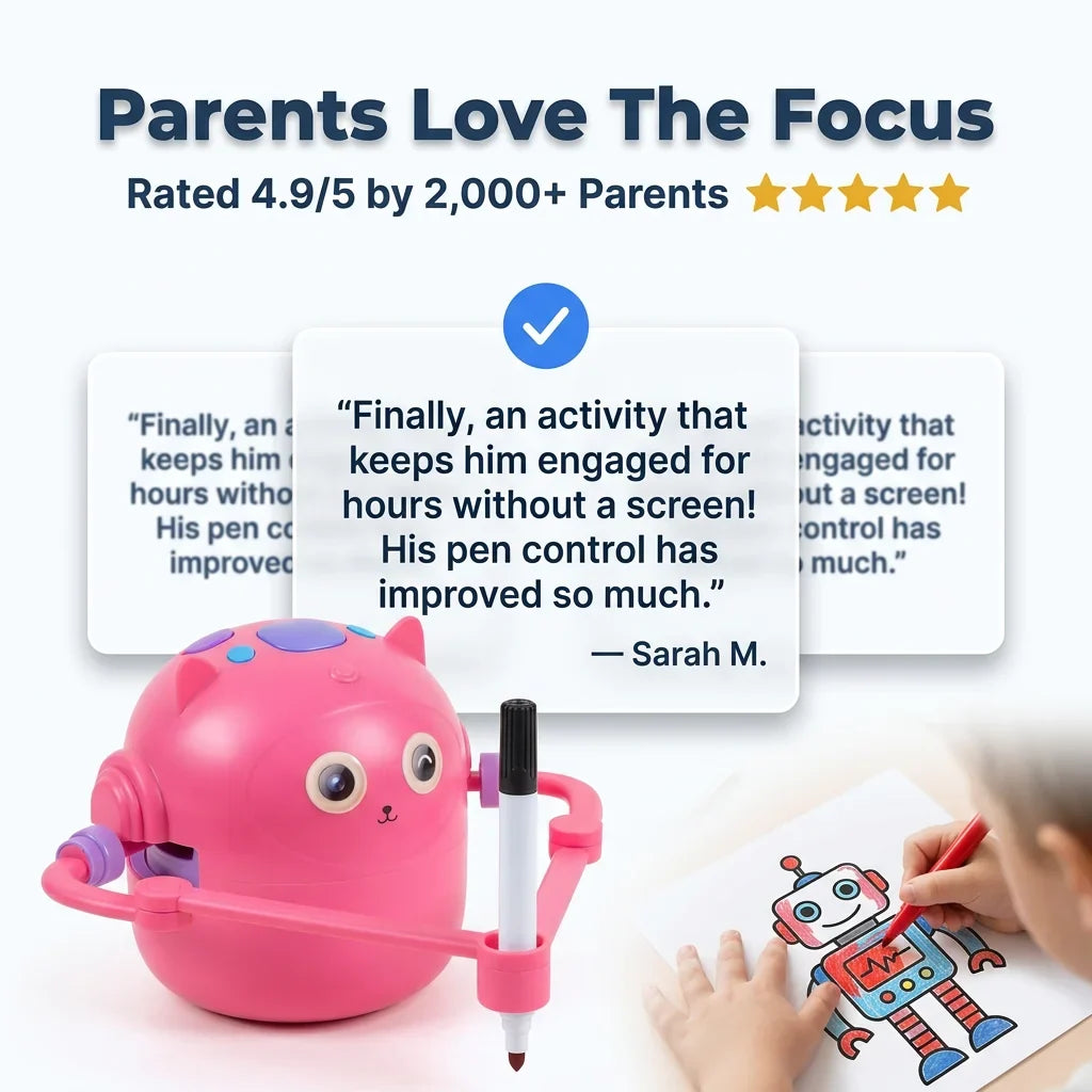 RoboDraw™ - Screen-Free Educational Tool to Develop Fine Motor Skills