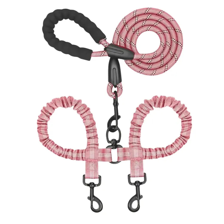 TwistFree™ - Tangle-Free Double Dog Leash
