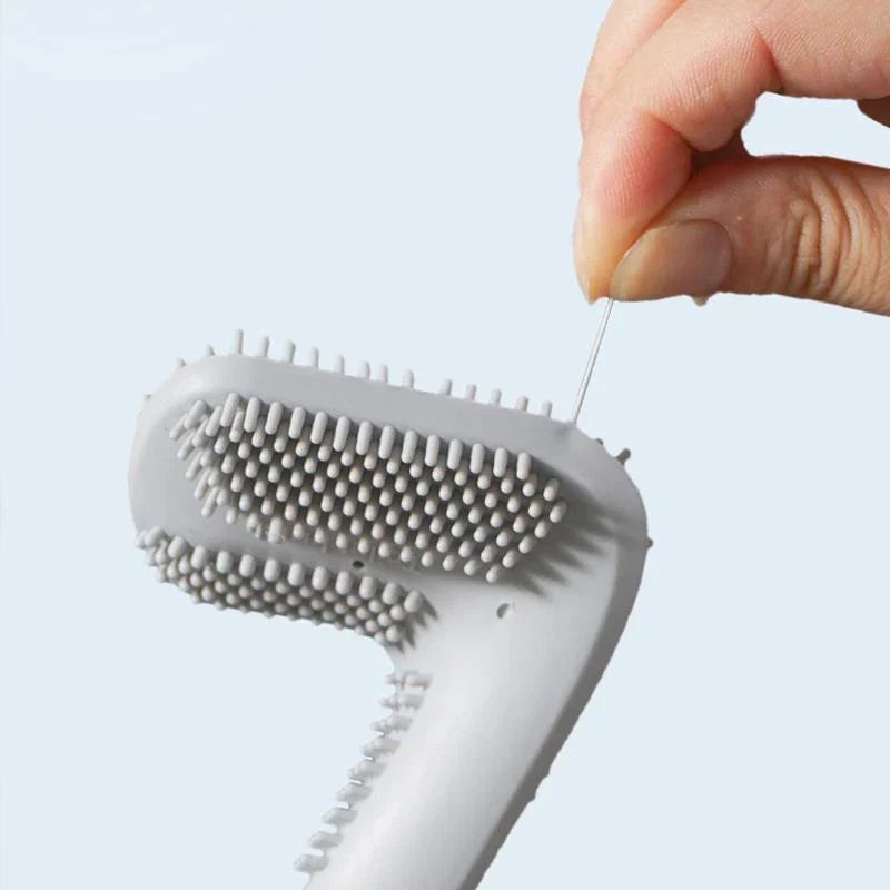 Silicone Toilet Brush - Sparkling Clean Toilets Without the Struggle