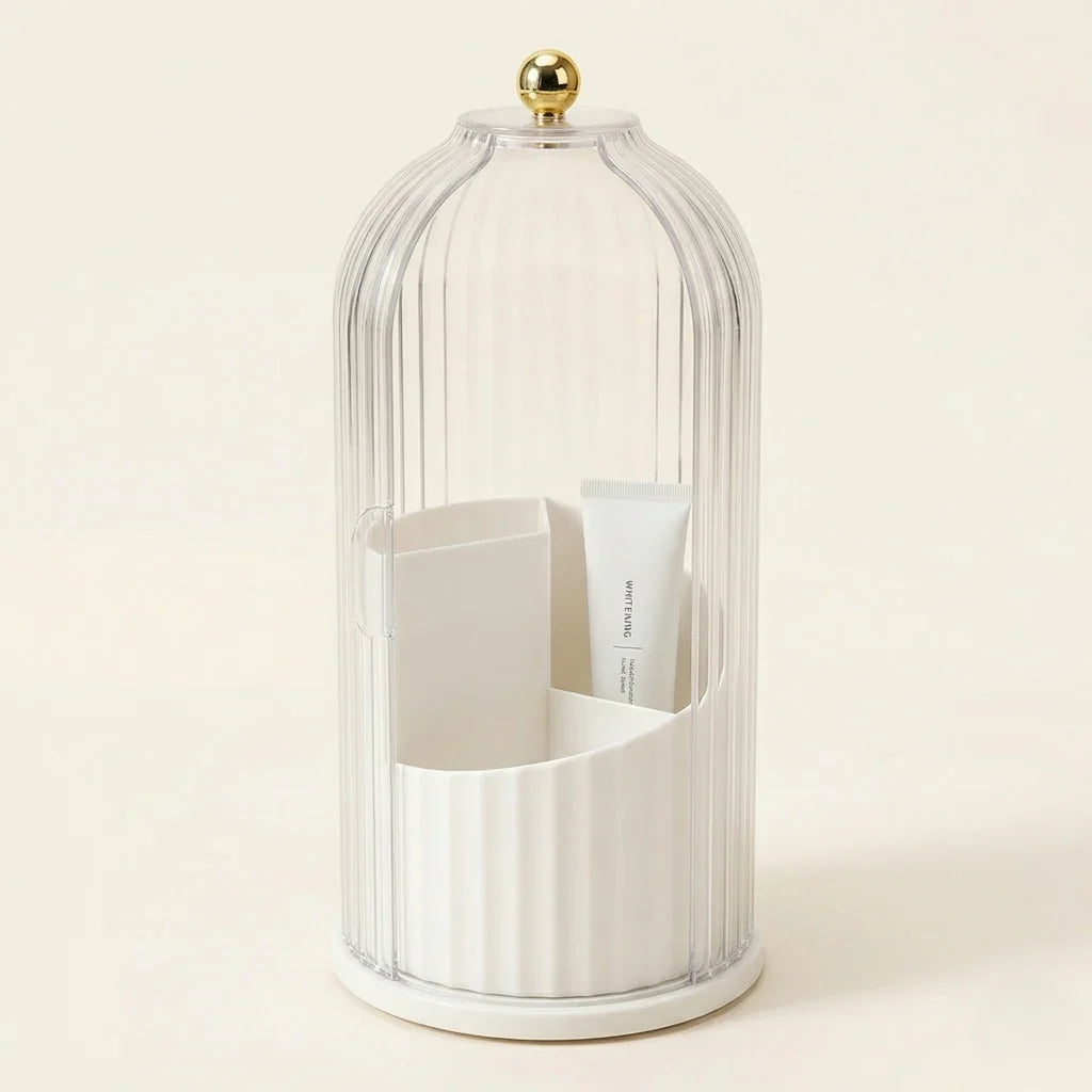 Covered Vanity Organizer - Spa-inspired solution
