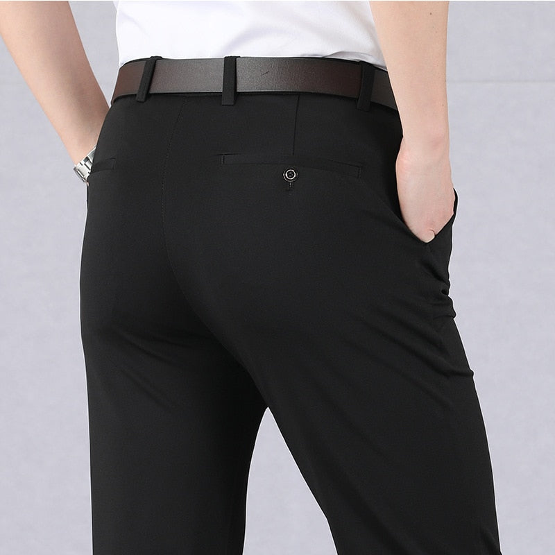 Slim Fit Stretch Pants - Professional style with a flexible fit