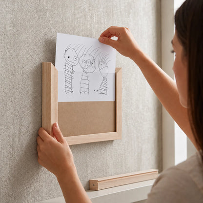 FrameMax™ - Durable Pine Wood A4 Art Frame with Magnetic Closure
