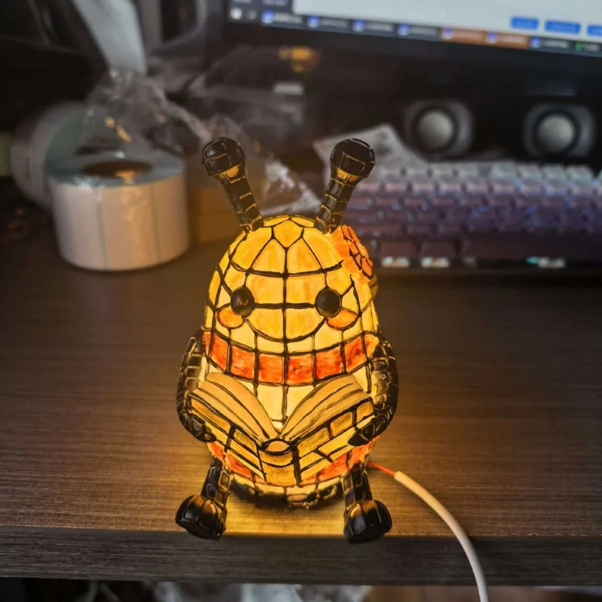 GlassGlow™ - Artisanal Stained Glass Pumpkin
