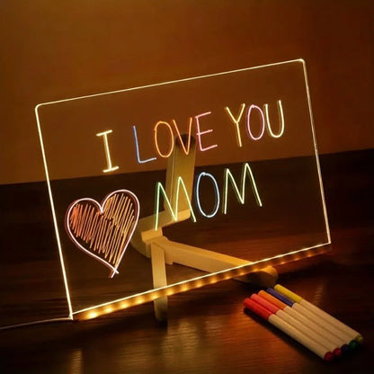 GlowPad™ - Reusable LED Drawing Board with Instant Erase Technology