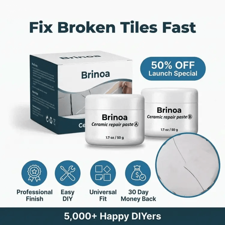 Ceramic Tile Repair Paste - Restore cracked tiles instantly