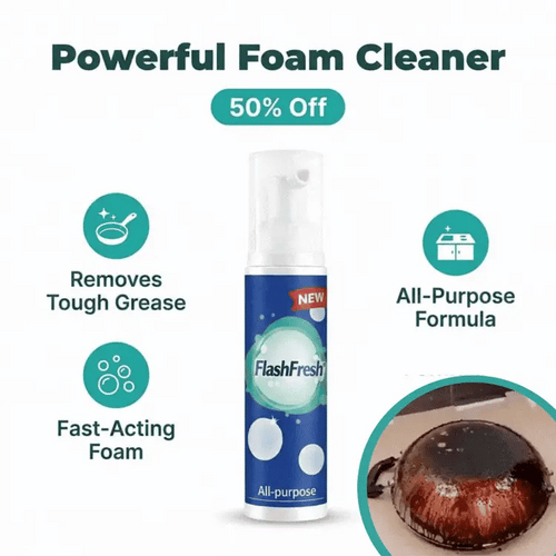 FlashFresh - Rinse-Free Spray for Effortless Surface Cleaning