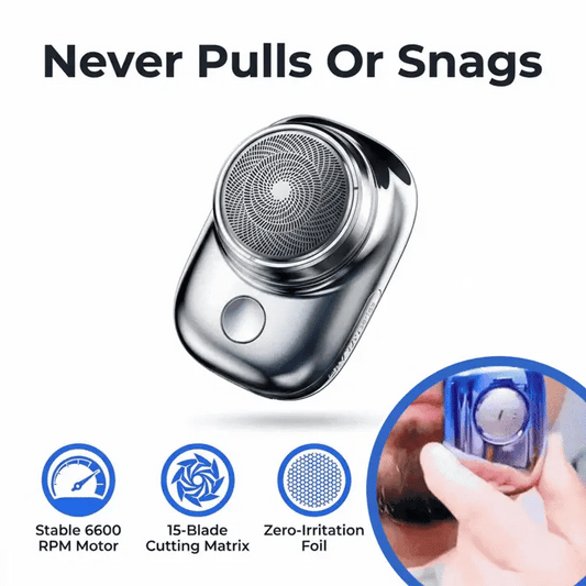 Portable Mini Electric Shaver - Compact Pocket Grooming