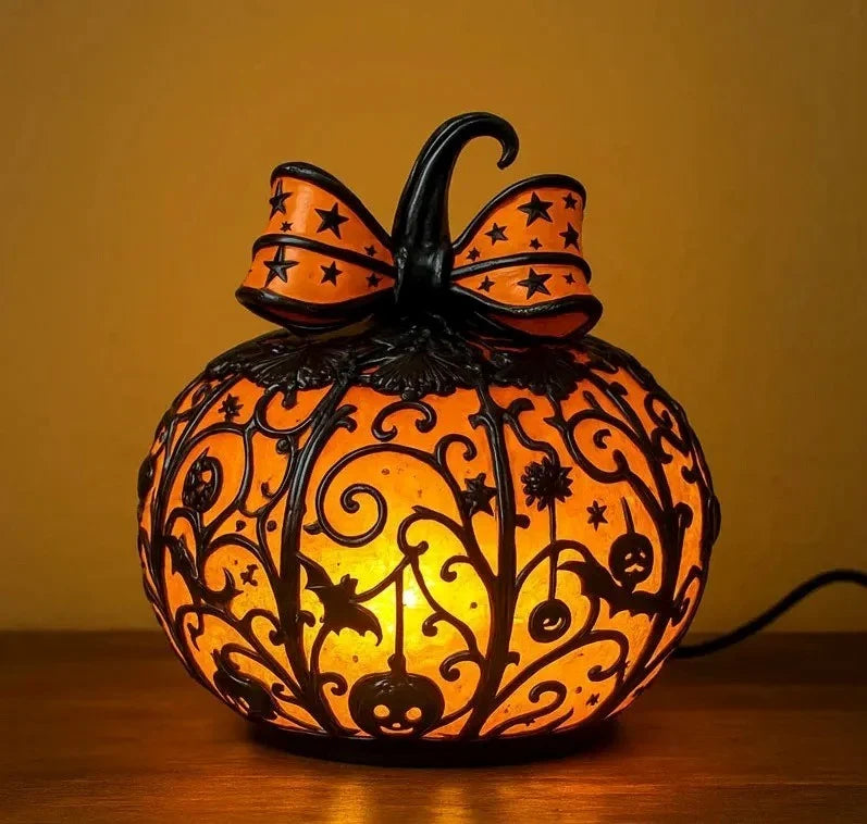GlassGlow™ - Artisanal Stained Glass Pumpkin