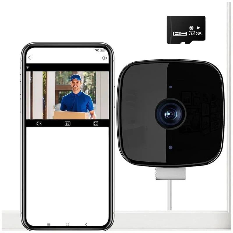 Smart 2K Window Security Camera - Ultra-HD Night Vision