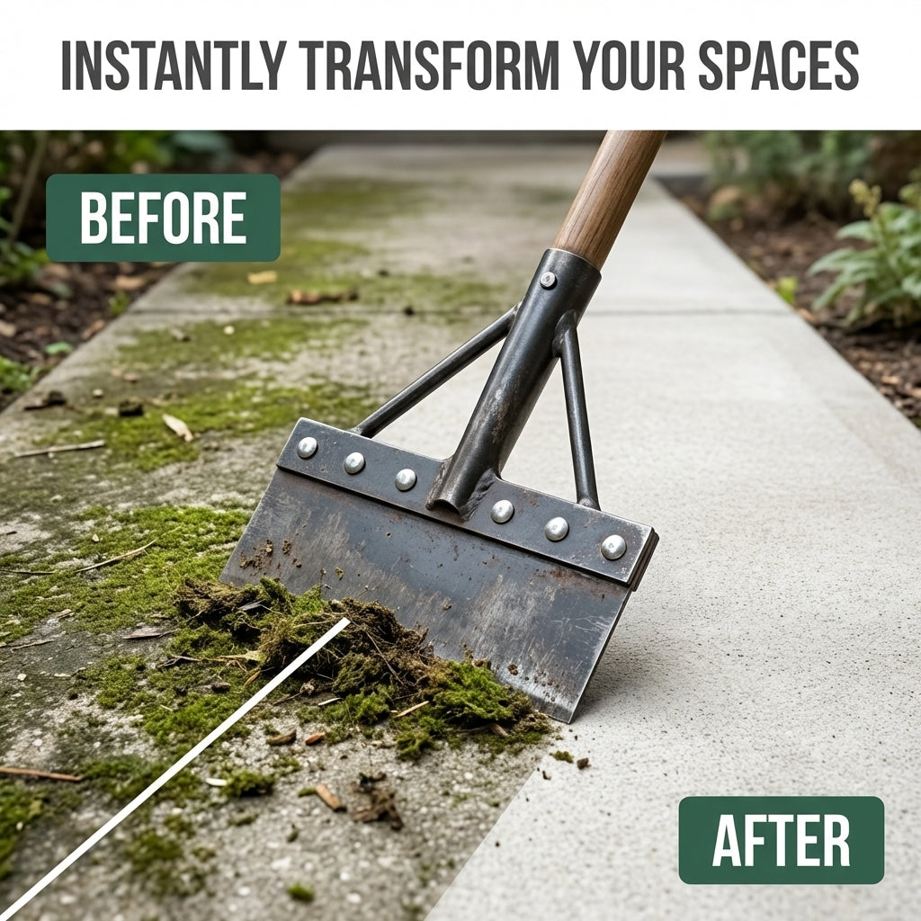 Multi-Function Cleaning Scraper Shovel- Effortless Weeding & Deep Cleaning