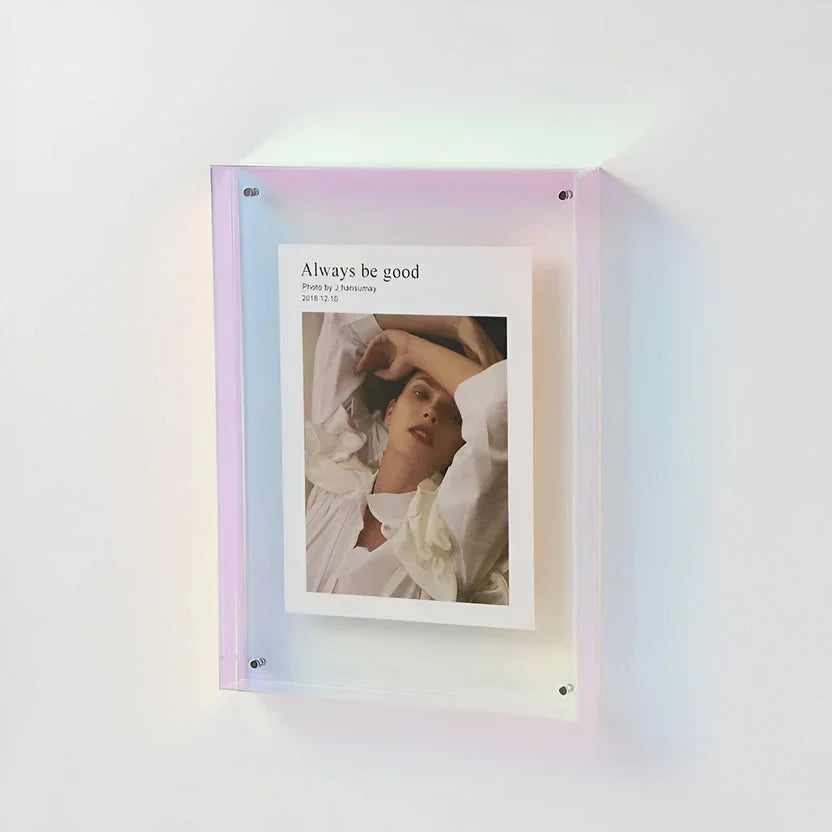 Clear Acrylic Picture Frame - Minimalist Wall Frame
