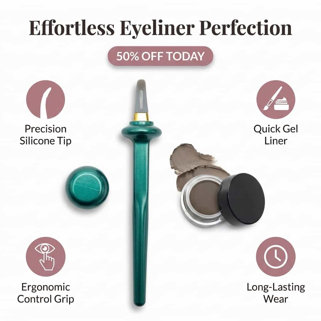 Precision Eyeliner Drawing Tool - Effortless winged liner for beginners