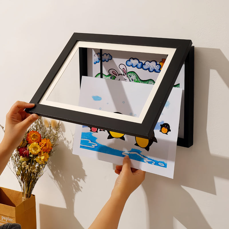 Kids Art Display Frame - Turn drawings into elegant wall art