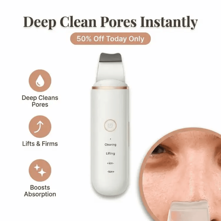 SonicClean™ - Ultrasonic Skin Cleanser