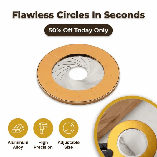 CircleLock™ - Bendable Compass & Round Ruler
