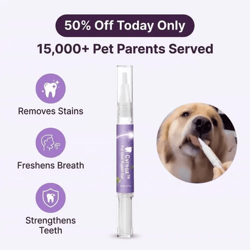 Pet Dental Care Gel - Brush-Free Tartar Removal