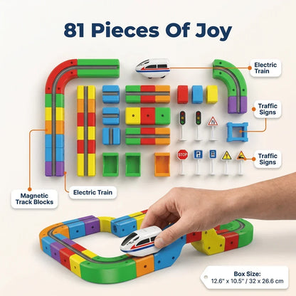 Electric Toy Train Set - Motor Skills Learning Toy