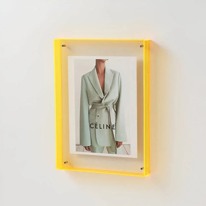 Clear Acrylic Picture Frame - Minimalist Wall Frame