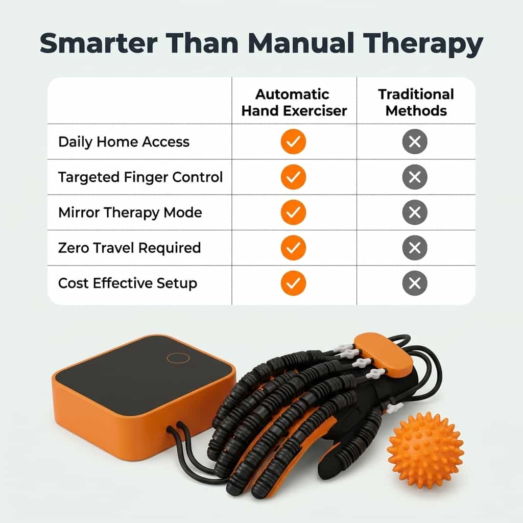 Automatic Hand Exerciser - Targeted Therapy for Stiffness