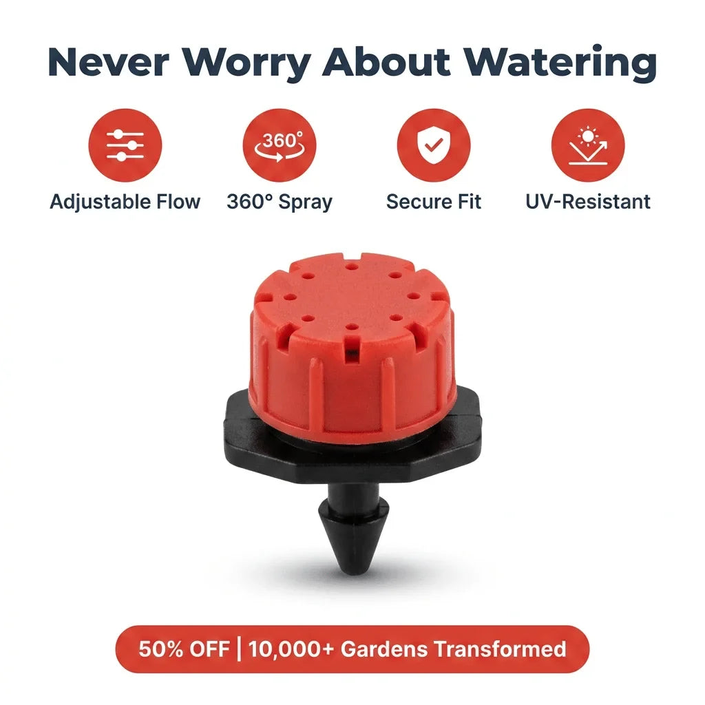 AquaFlow™ - Precision Adjustable Irrigation Drippers