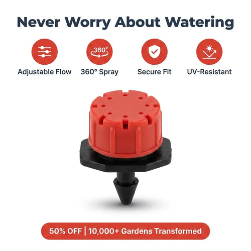 AquaFlow™ - Precision Adjustable Irrigation Drippers