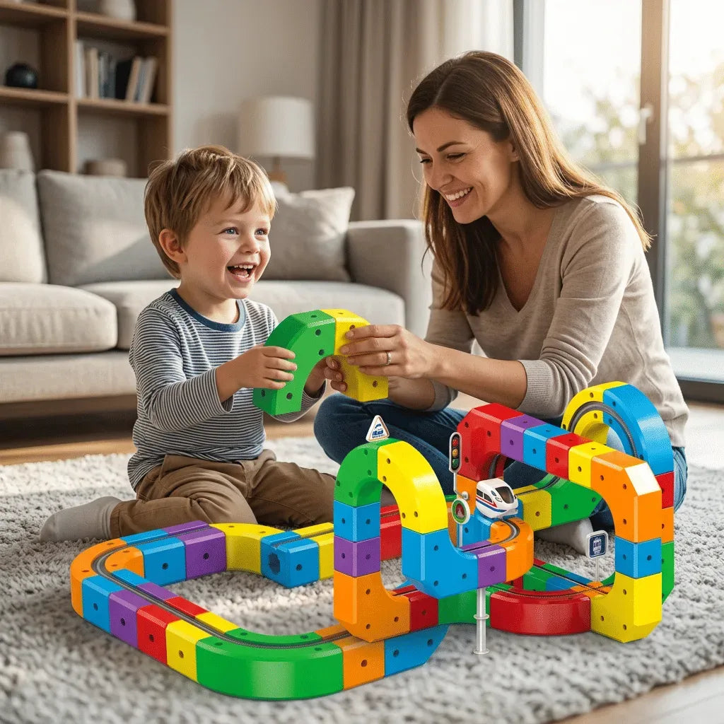 Electric Toy Train Set - Motor Skills Learning Toy