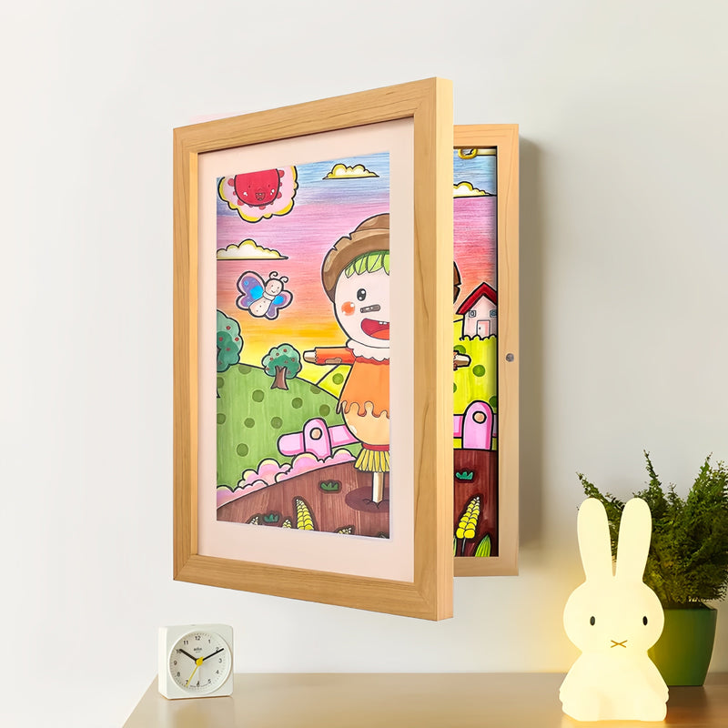 Kids Art Display Frame - Turn drawings into elegant wall art
