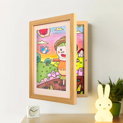 Kids Art Display Frame - Turn drawings into elegant wall art