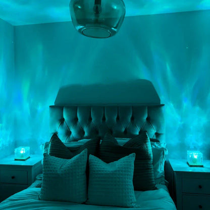 Northern Lights Bedroom Lamp - Minimalist Room Decor