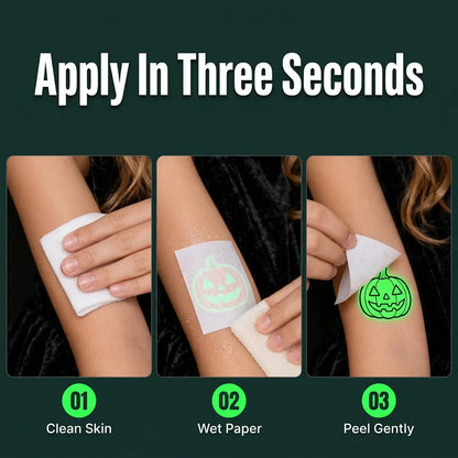 NeonArt™ - Glow-in-the-Dark Halloween Tattoo Stickers