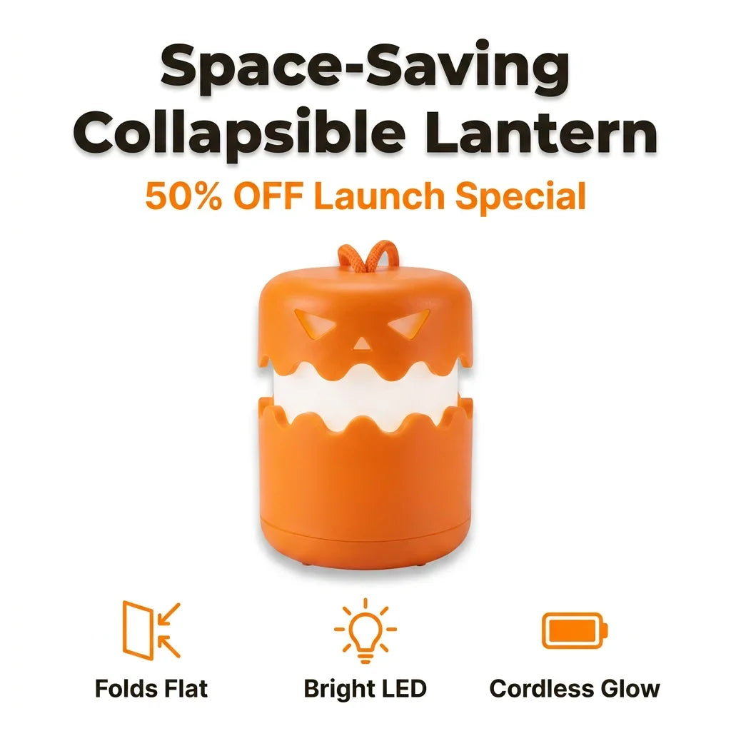 FlexLantern™ - Collapsible Jack-O-Lantern