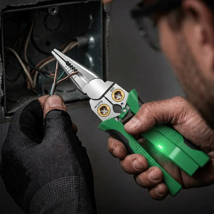Multifunction Wire Stripper - 8-in-1 Voltage Tester Pliers