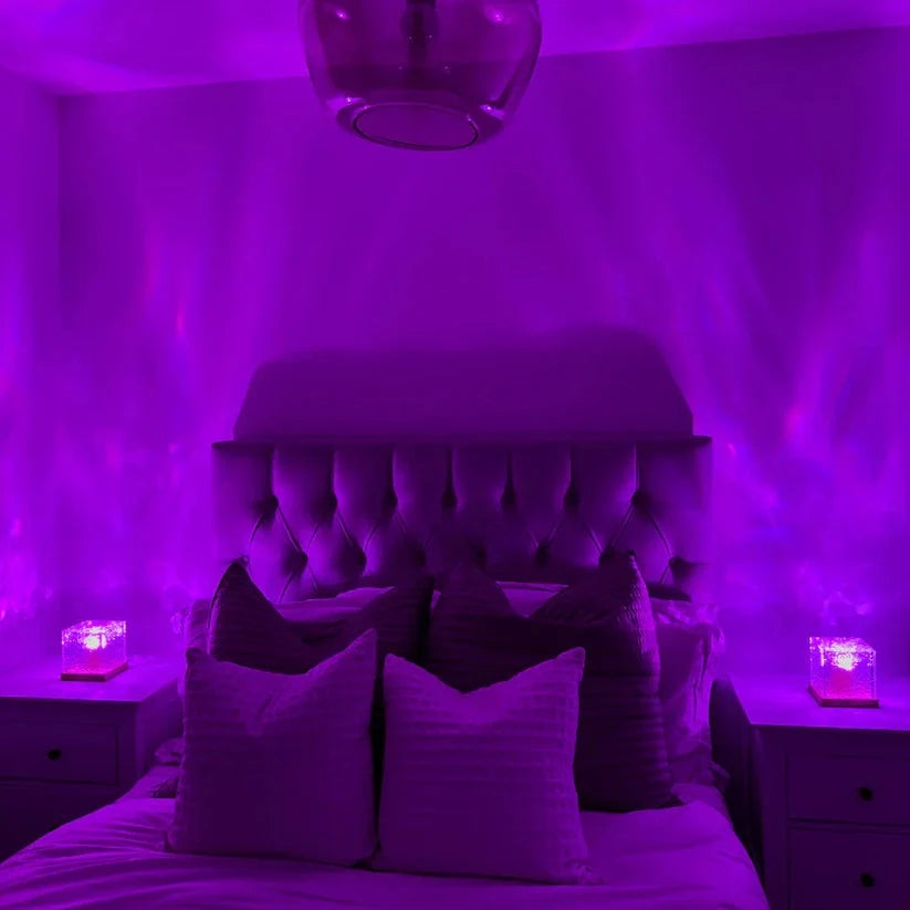 Northern Lights Bedroom Lamp - Minimalist Room Decor