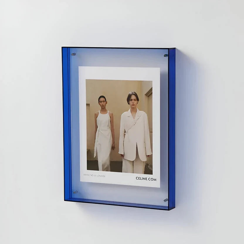 Clear Acrylic Picture Frame - Minimalist Wall Frame