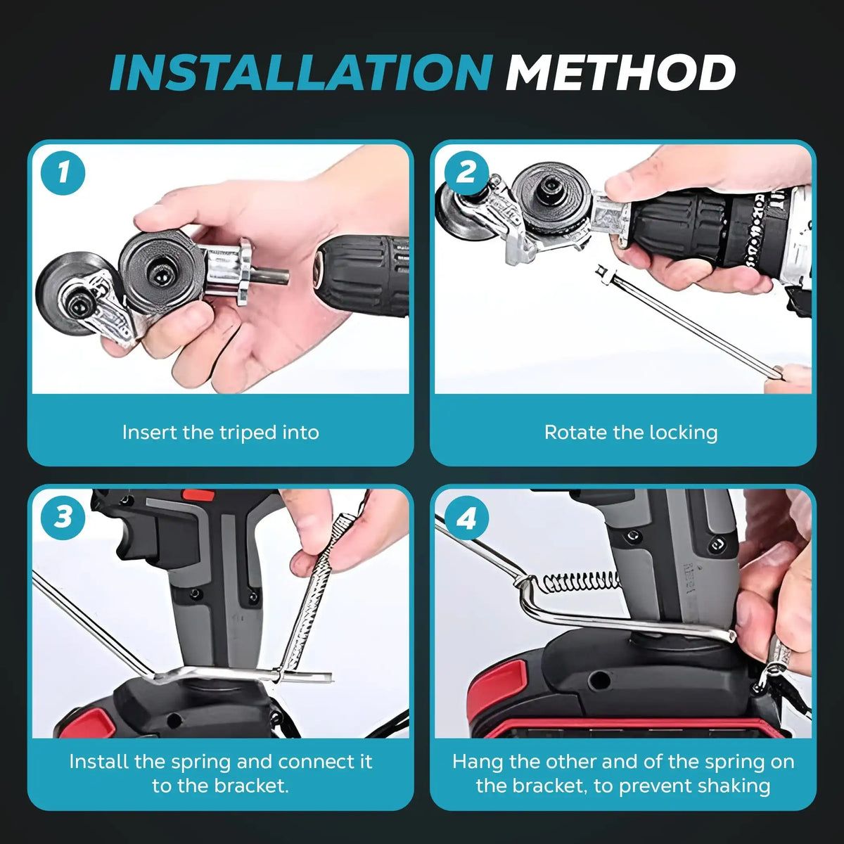 PowerCut™ - Electric Drill Metal Cutter Attachment