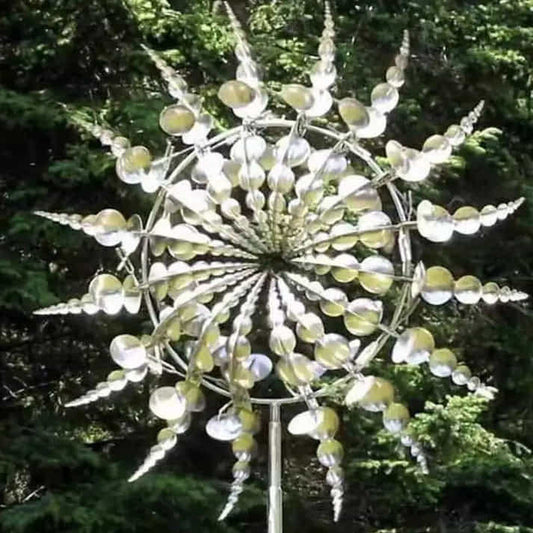 Metal Garden Windmill - Weather-Resistant Outdoor Decor